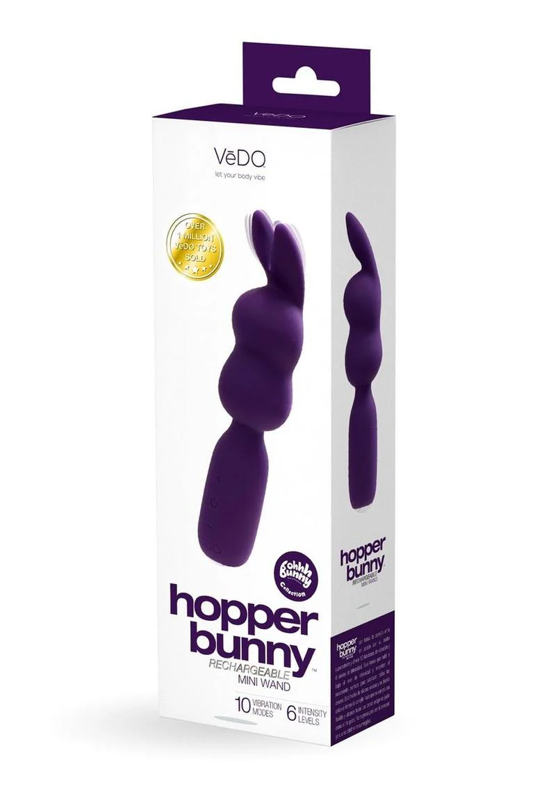 VēDO Hopper Bunny Mini Wand Vibrator - Image 7