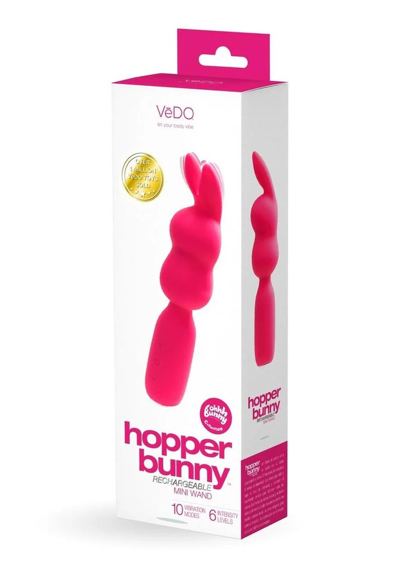 VēDO Hopper Bunny Mini Wand Vibrator - Image 8