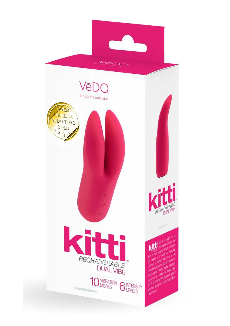 VēDO Kitti Rechargeable Dual Vibe - Image 4