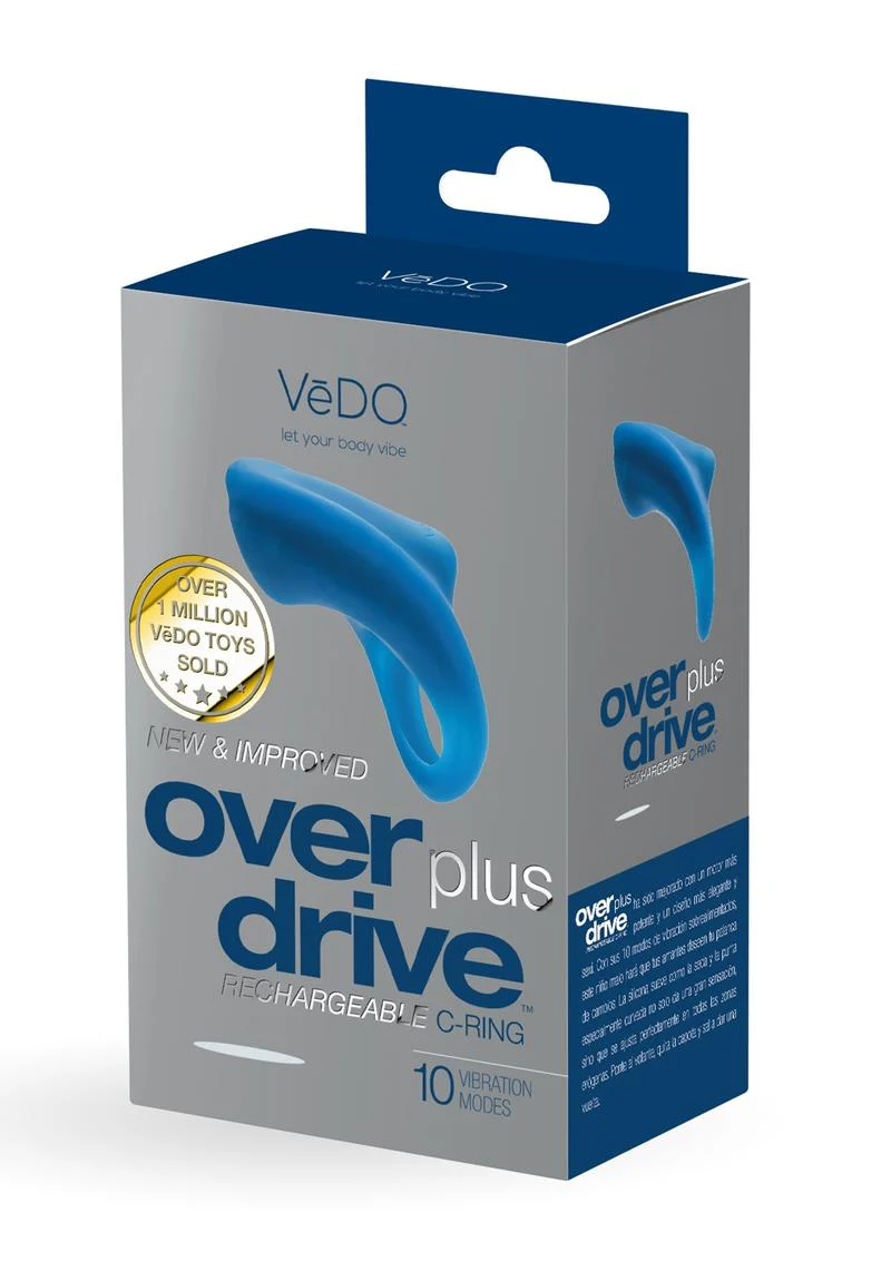 VeDO Overdrive Plus Vibrating Silicone Cock Ring - Image 4