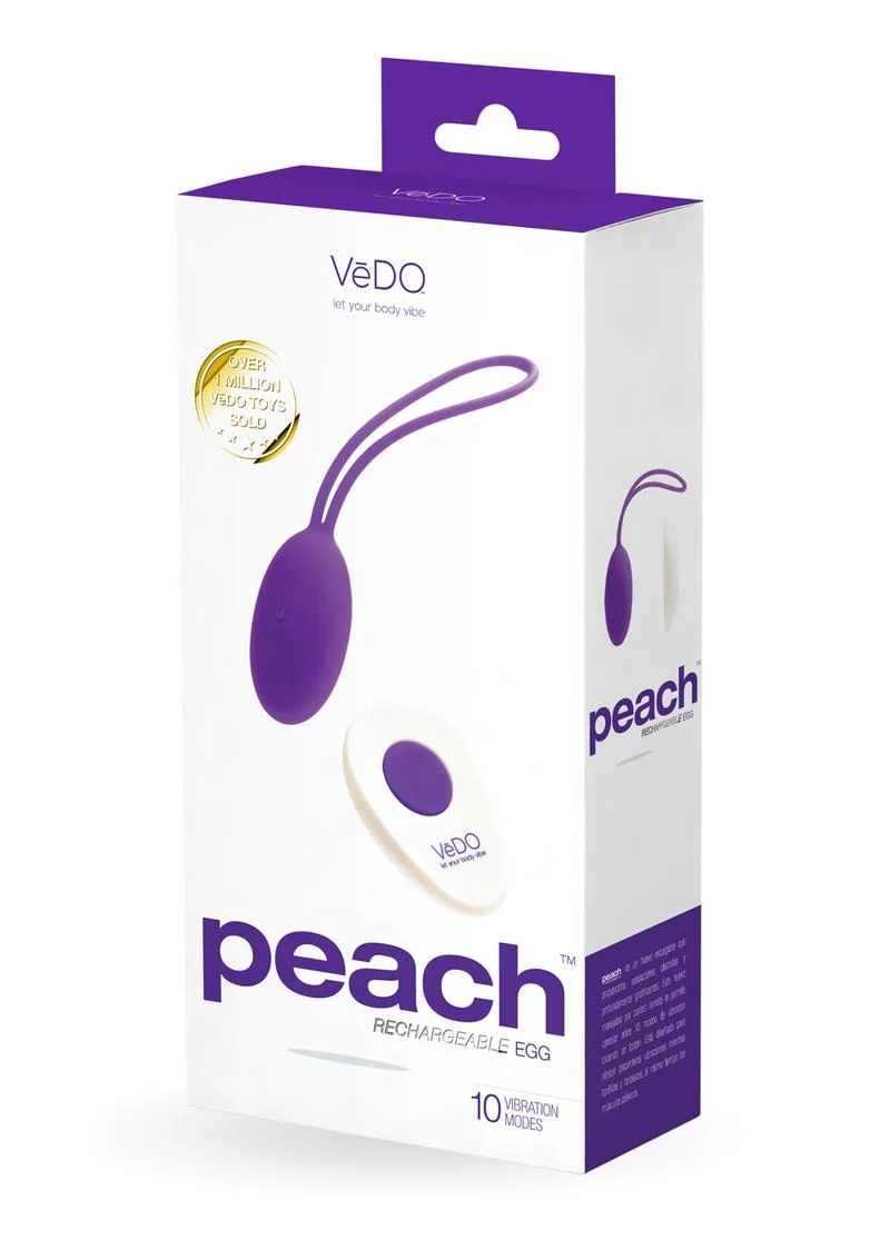 VeDO Peach Egg Vibrator - Image 4