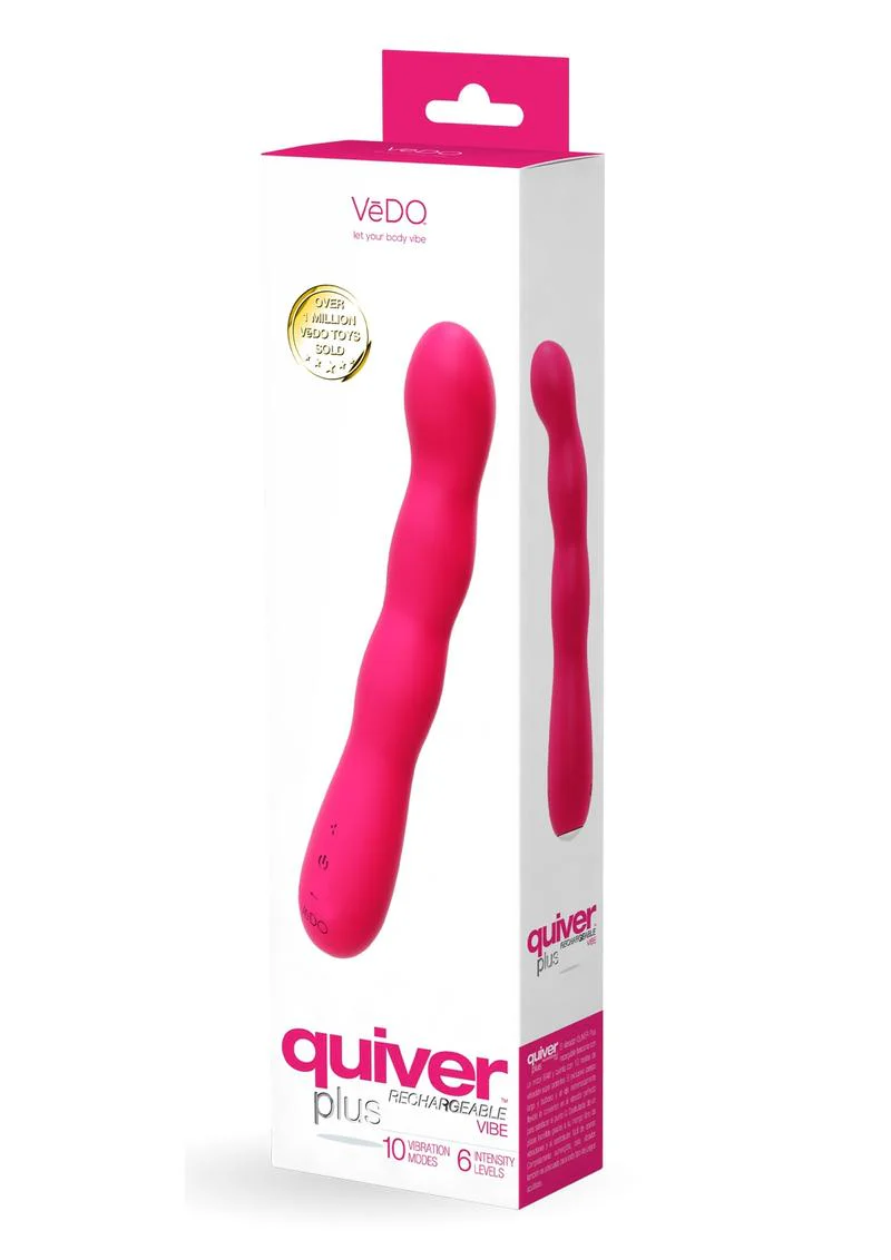 VeDO Quiver Plus Rechargeable Silicone Vibrator - Image 4
