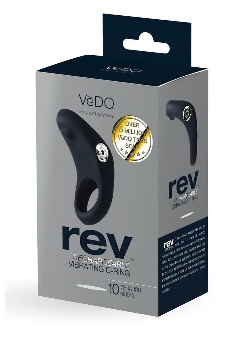 VēDO Rev Rechargeable Vibrating C-Ring - Image 8