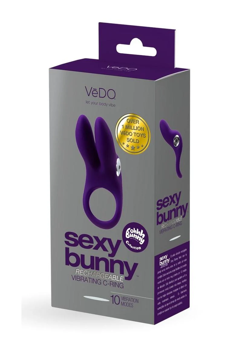 VeDO Sexy Bunny Vibrating C-Ring - Image 4