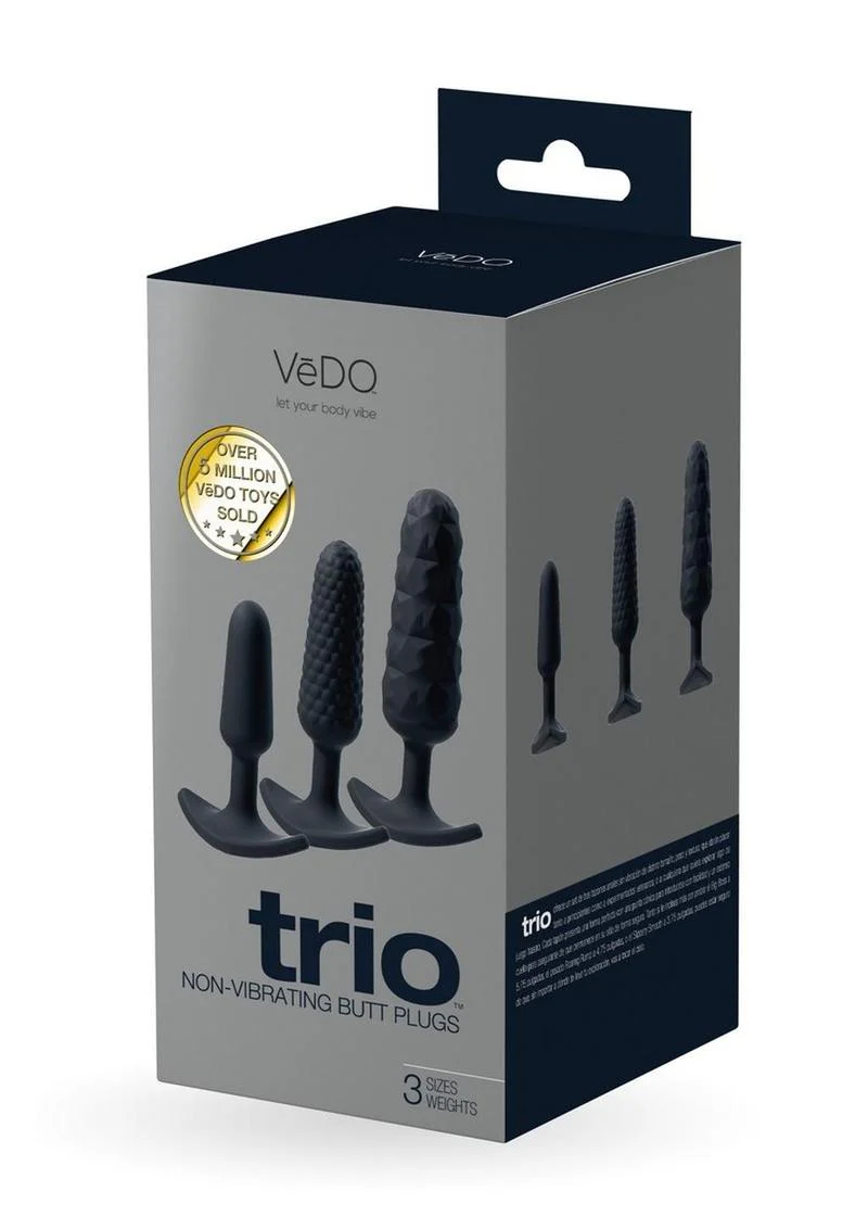 VeDO Trio Non-Vibrating Butt Plugs Set - Image 4