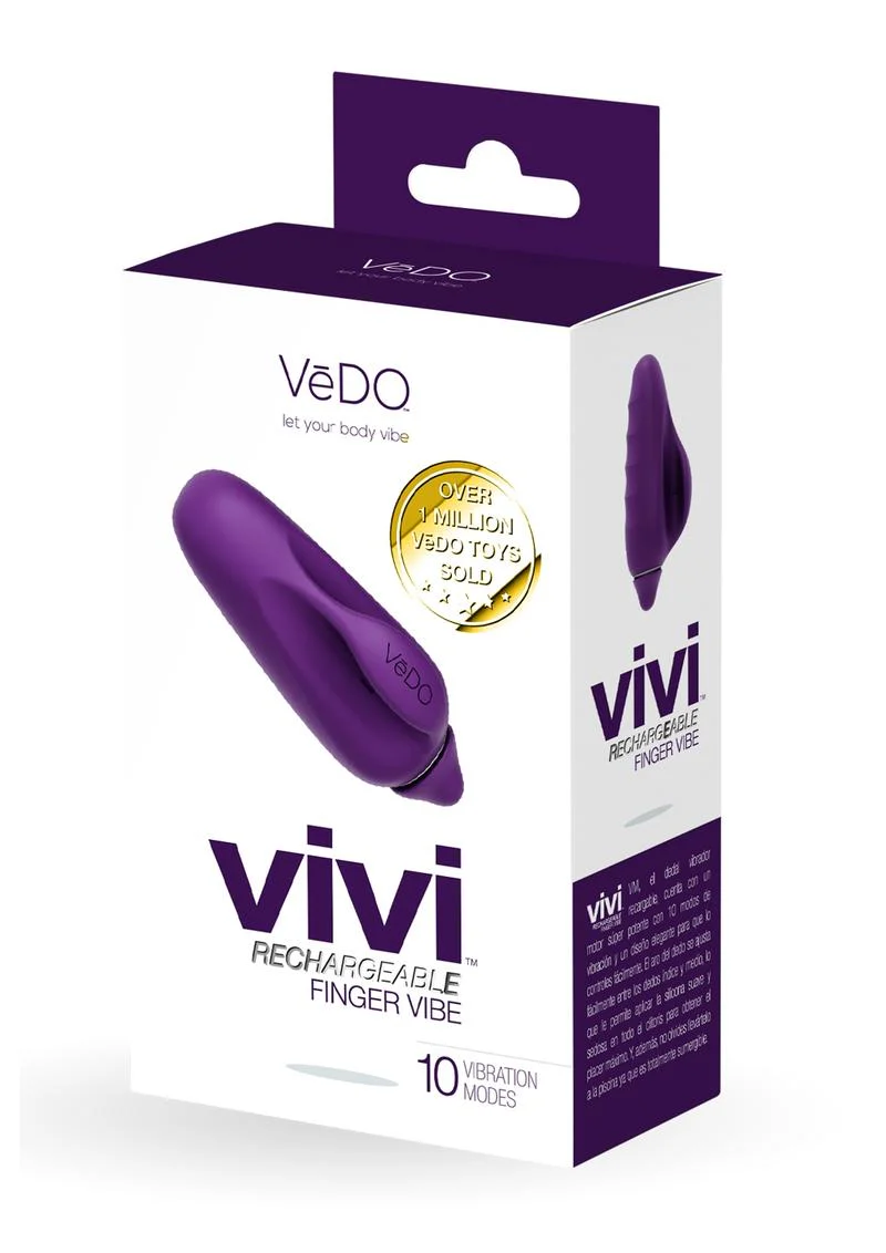 Vedo Vivi Rechargeable Silicone Finger Vibrator - Image 4