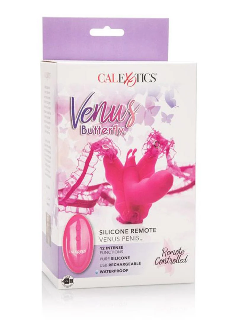 Venus Butterfly Silicone Strap-On with Remote 12 Functions - Image 4
