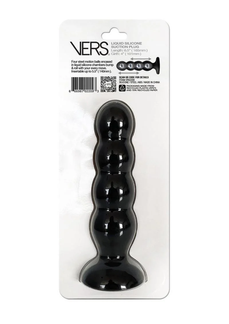 VERS Liquid Silicone Suction Plug Steel Motion Balls - Image 3