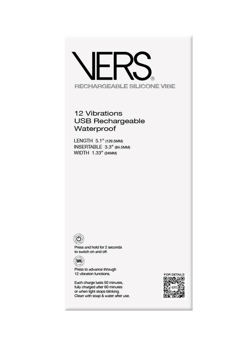 Vers P-Spot Rechargeable Silicone Prostate Stimulator - Image 4