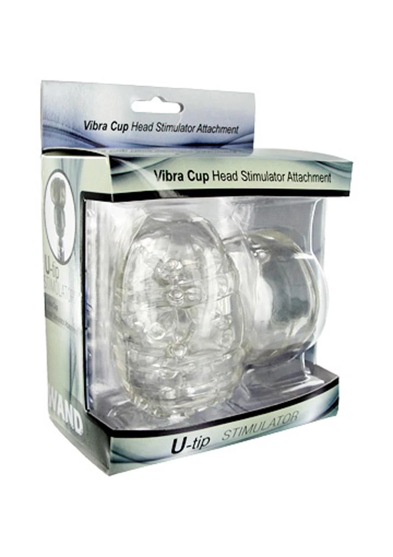 Vibra Cup Head Stimulator Attachment U-Tip Wand Attachment - Image 4