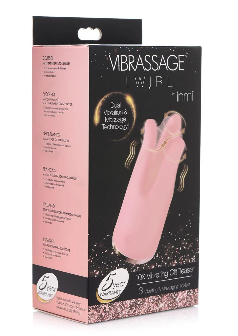 Vibrassage Twirl Vibrating Clit Teaser - Image 4