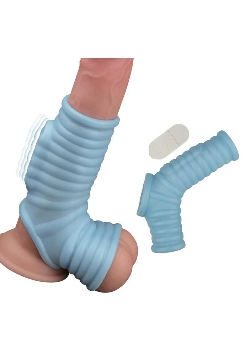 Vibrating Power Sleeve With Ribbed Penis Enhancerv - Image 3