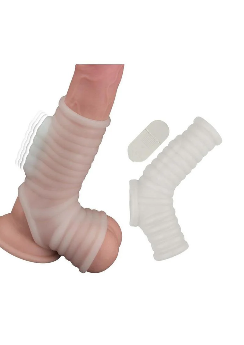 Vibrating Power Sleeve With Ribbed Penis Enhancerv - Image 6