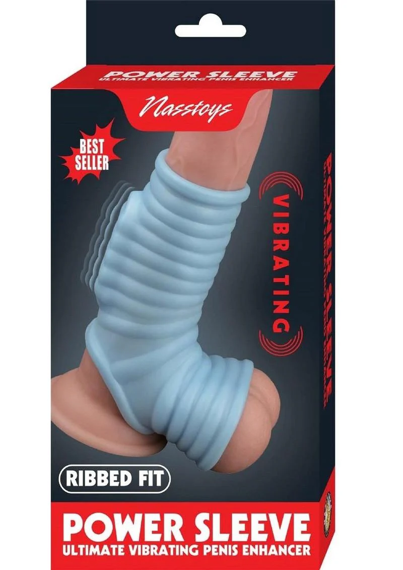 Vibrating Power Sleeve With Ribbed Penis Enhancerv - Image 7