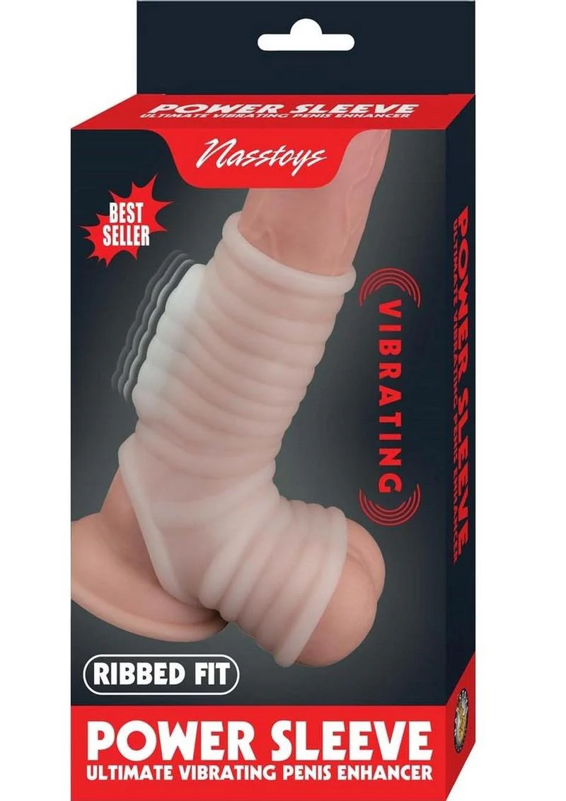 Vibrating Power Sleeve With Ribbed Penis Enhancerv - Image 8