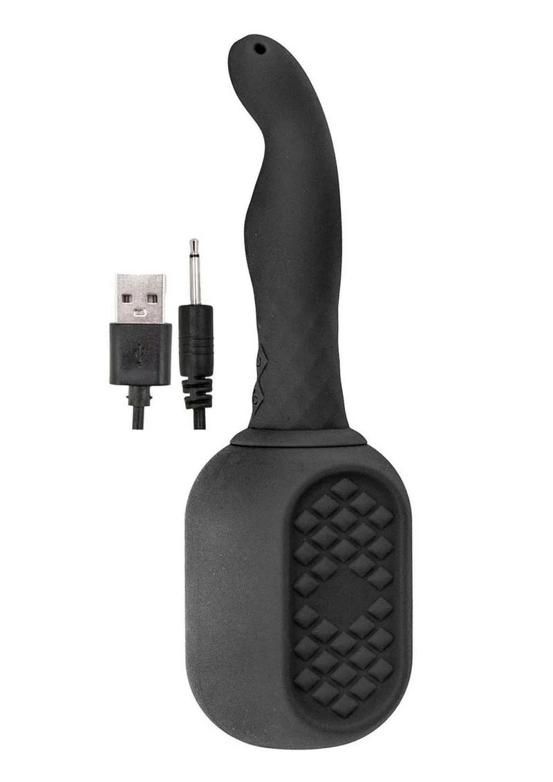Vibrating Silicone Douche 10 Function Anal Douche - Image 3