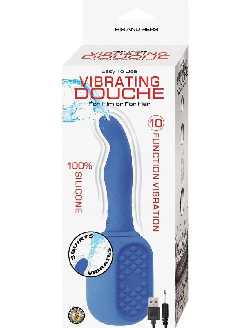 Vibrating Silicone Douche 10 Function Anal Douche - Image 8