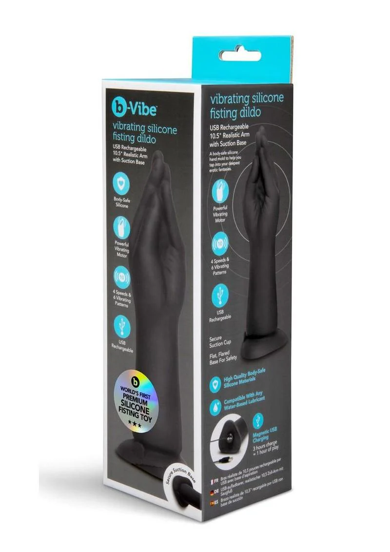 Vibrating Silicone Fisting Dildo - Image 4