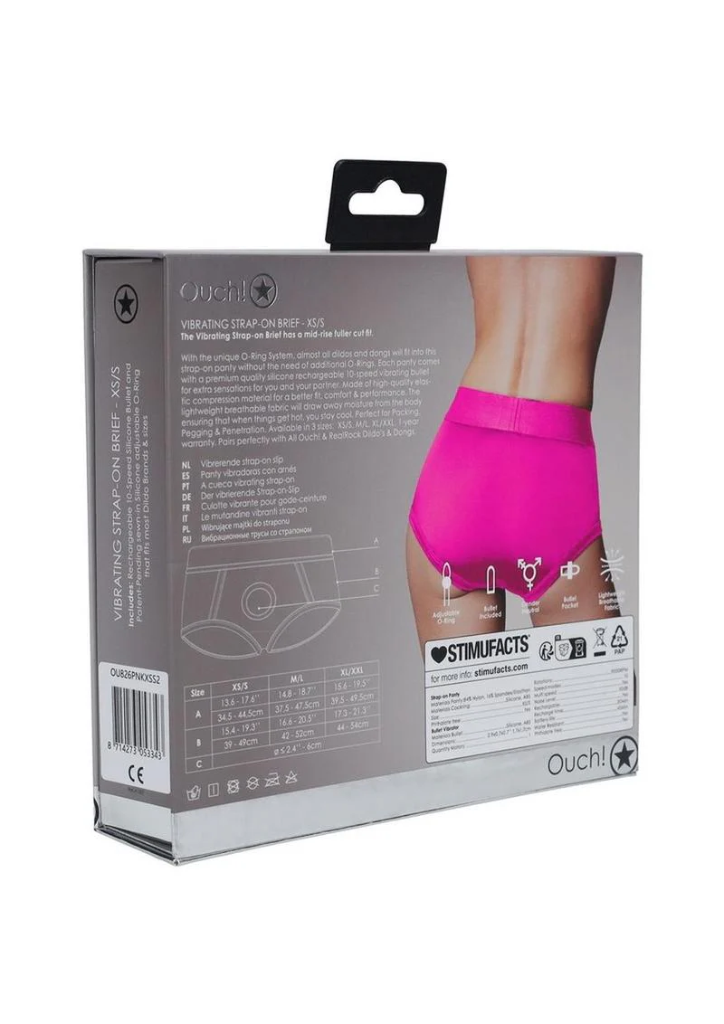 Vibrating Strap-On Brief With Rechargeable Bullet - Image 5
