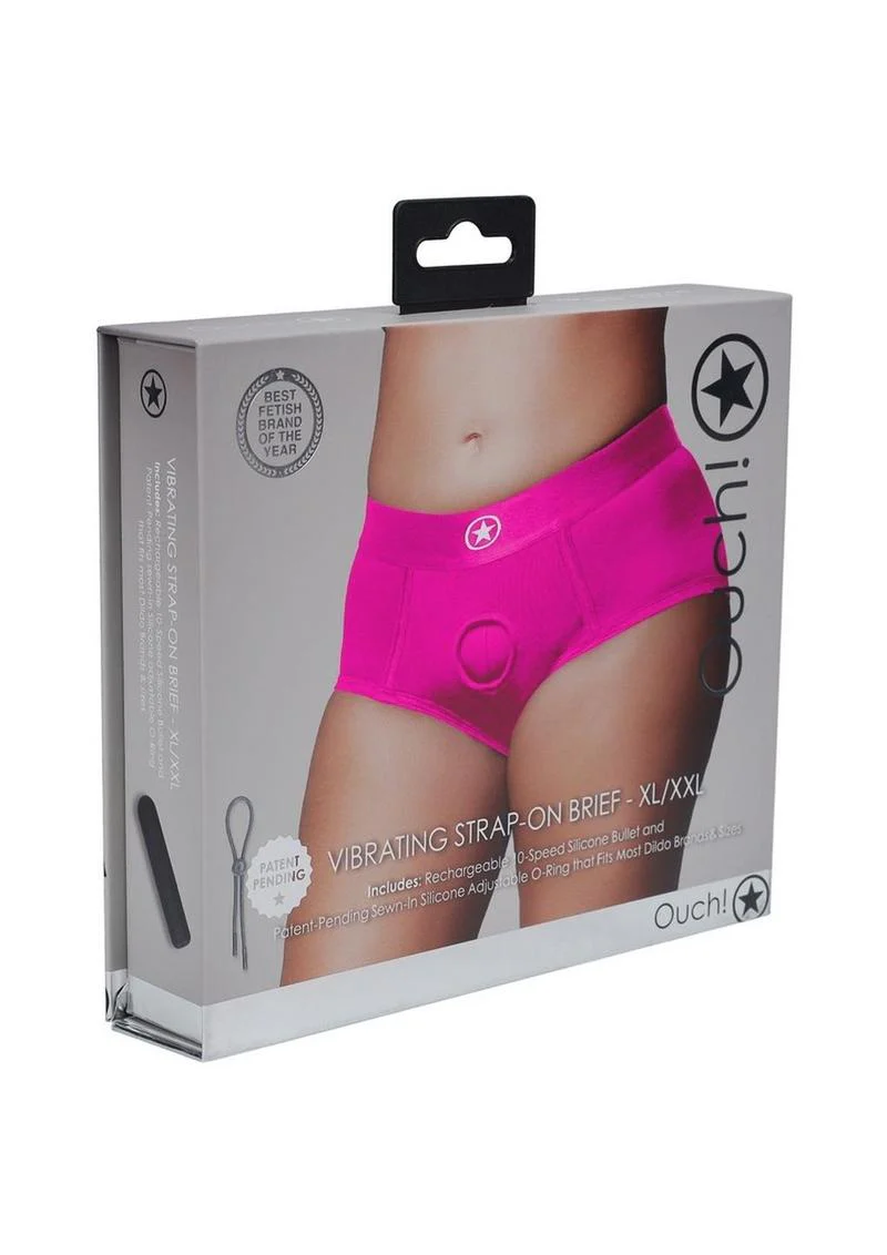 Vibrating Strap-On Brief With Rechargeable Bullet - Image 6