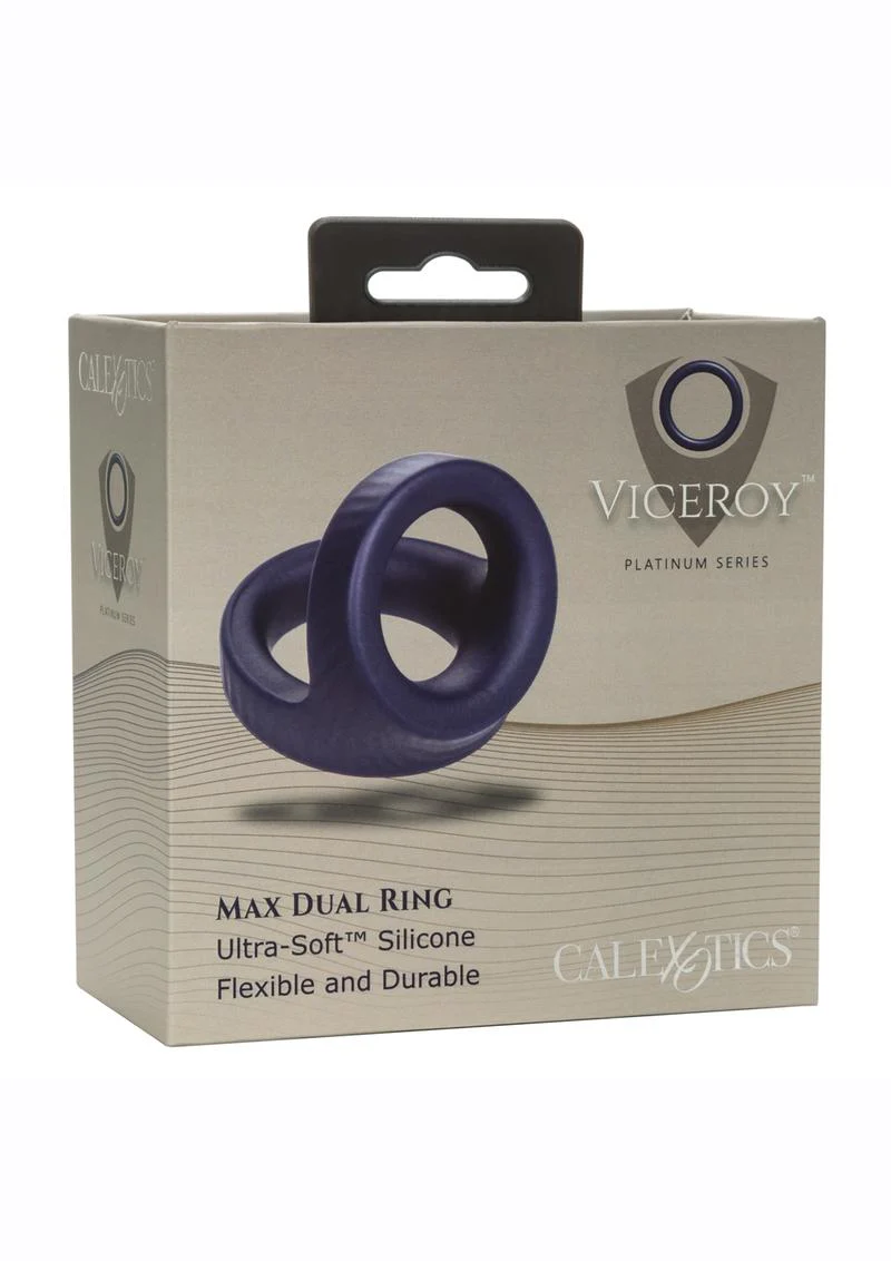 Viceroy Max Dual Flexible and Durable Silicone Cock Ring - Image 4
