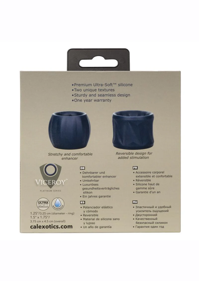 Viceroy Reverse Stamina Ultra Soft Silicone Cock Ring - Image 3