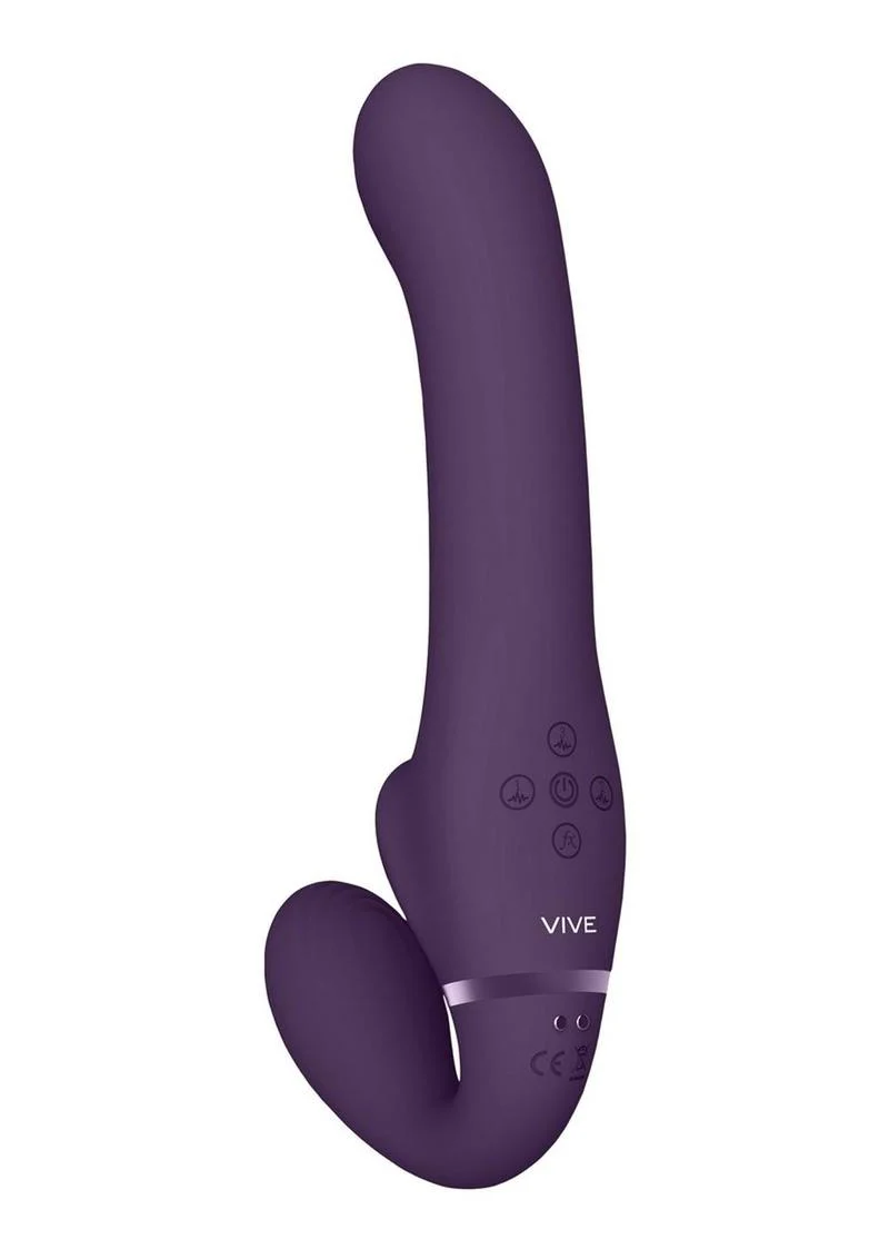 Vive AI Rechargeable Silicone Dual-Motor Strapless Strap-On - Image 3