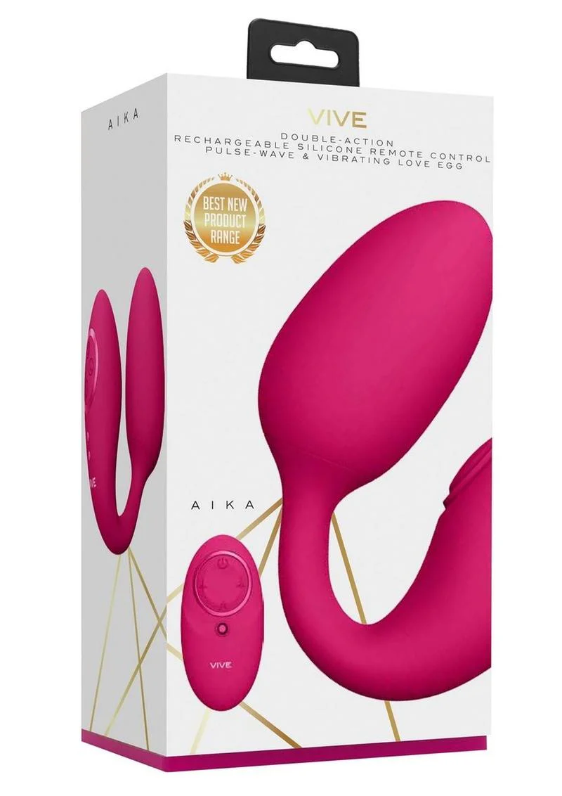 Vive Aika Rechargeable Silicone Pulse Wave Vibrator - Image 3