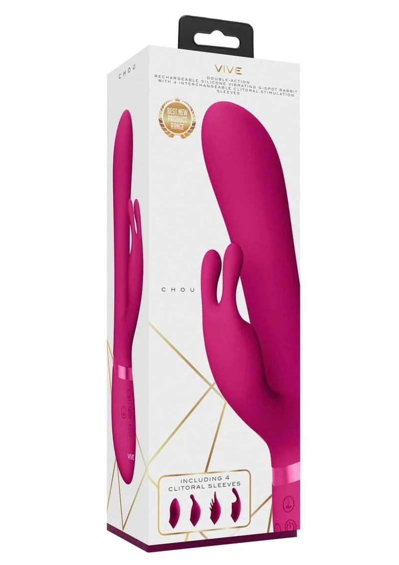 Vive Chou Rechargeable G-Spot Rabbit and Clitoral Stimulator - Image 4