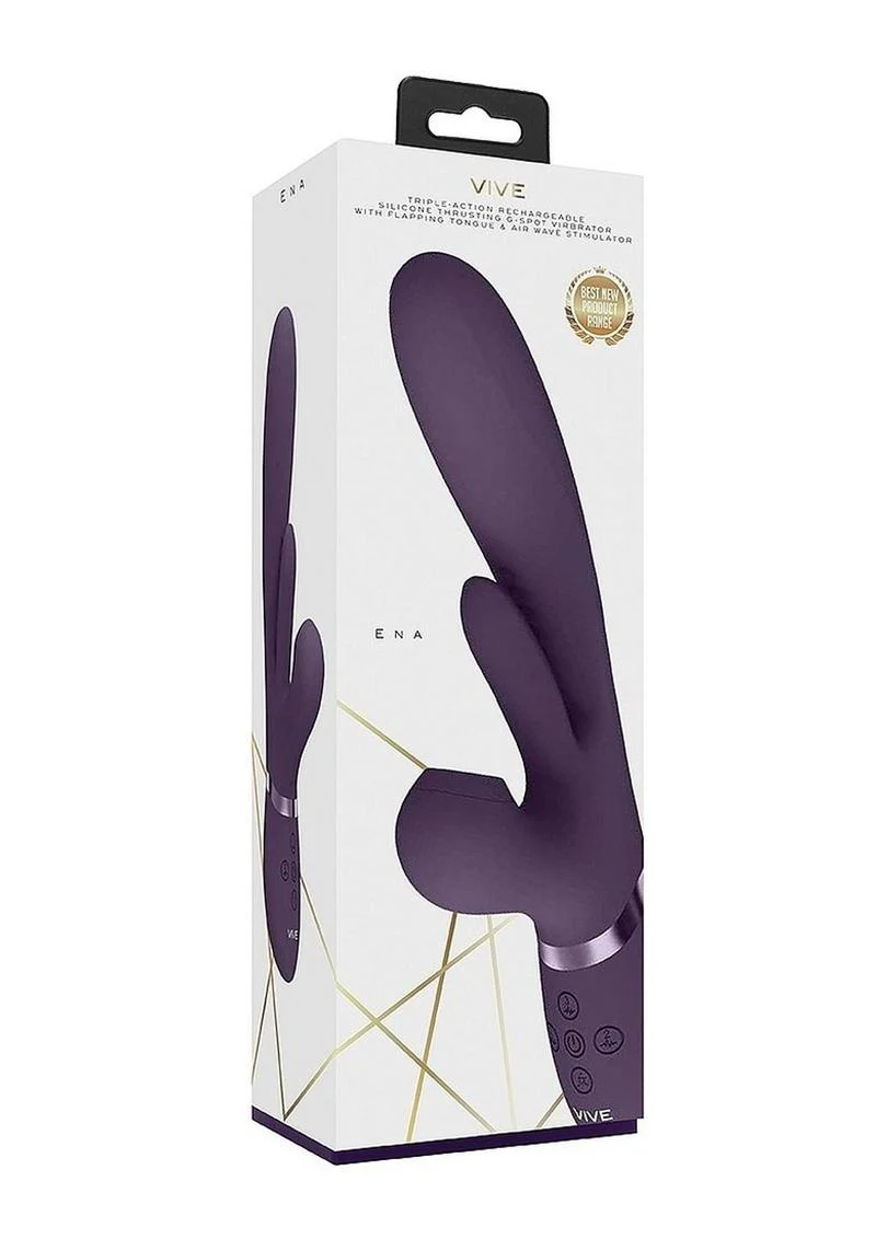 VIVE ENA Recharge Flapper Air Wave Stimulation Vibrator - Image 4