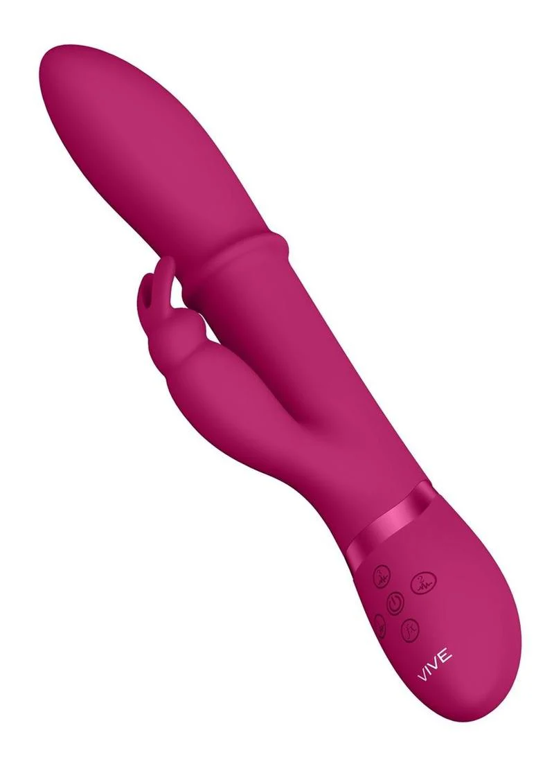 Vive Halo Rechargeable Silicone Ring Rabbit Vibrator - Image 2