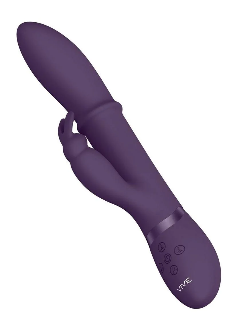 Vive Halo Rechargeable Silicone Ring Rabbit Vibrator - Image 4