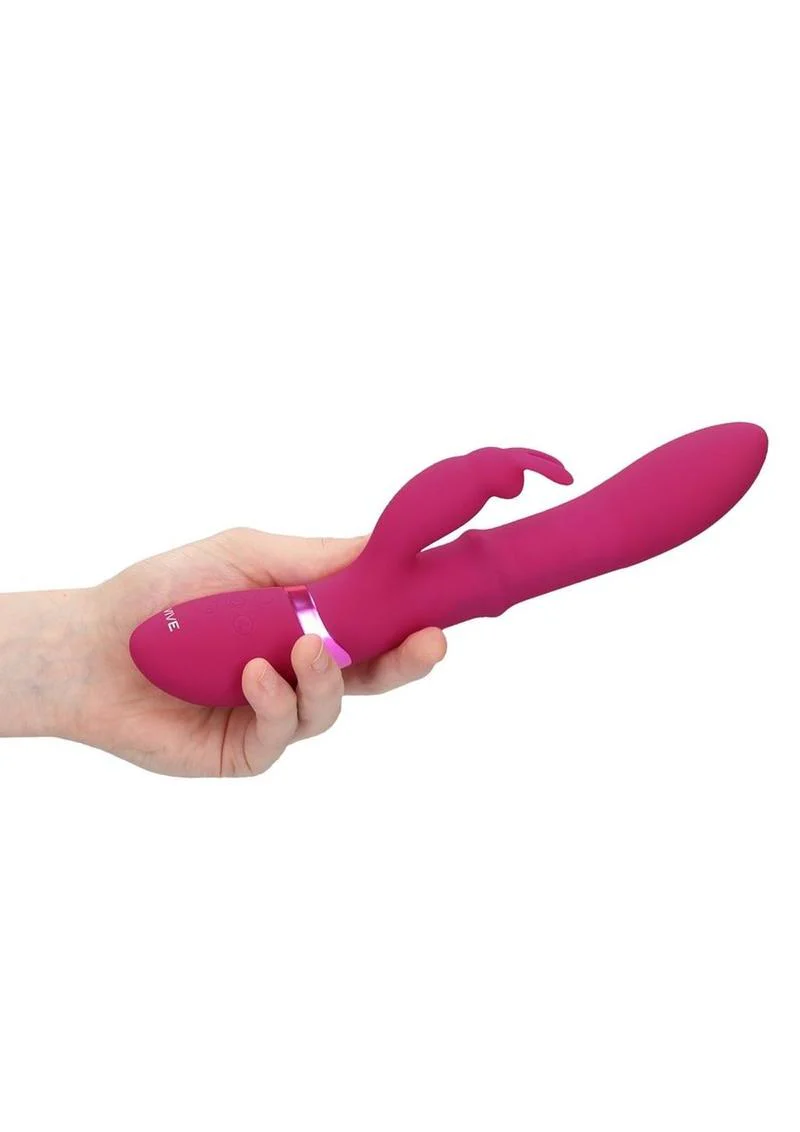 Vive Halo Rechargeable Silicone Ring Rabbit Vibrator - Image 5
