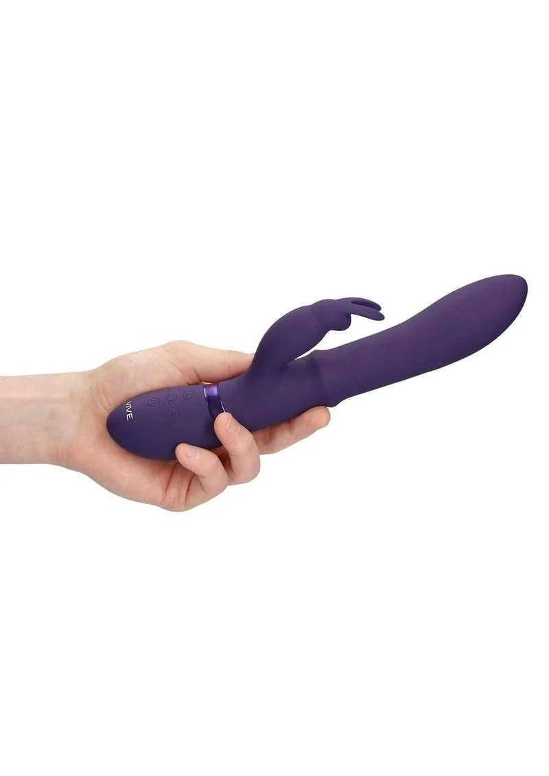 Vive Halo Rechargeable Silicone Ring Rabbit Vibrator - Image 6