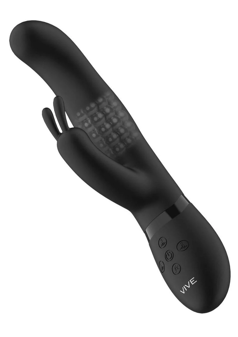 Vive Izara Triple-Action Rotating Beaded G-Spot Rabbit Vibrator - Image 2