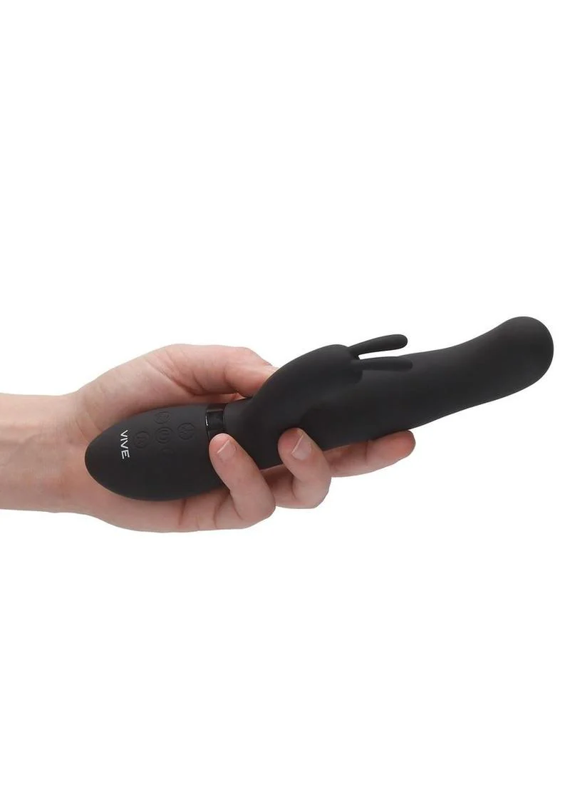 Vive Izara Triple-Action Rotating Beaded G-Spot Rabbit Vibrator - Image 3