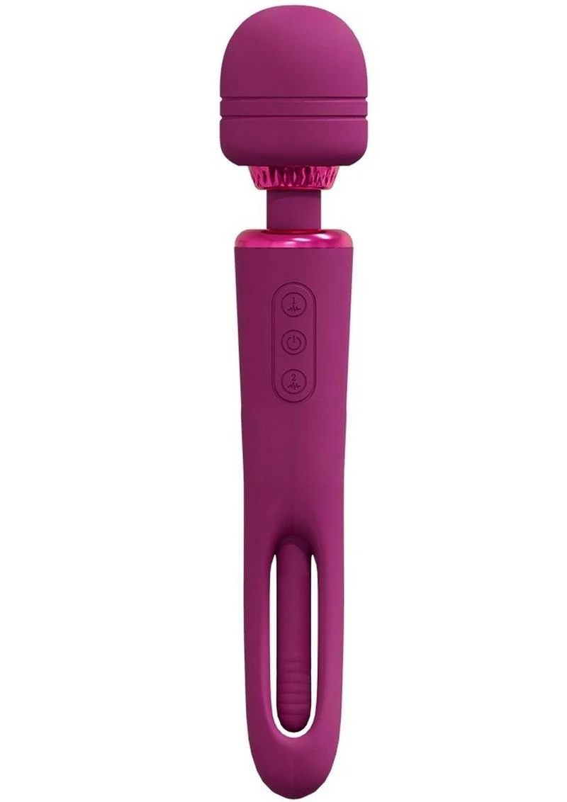 Vive Kiku Rechargeable Double-Ended Wand with G-Spot Stimulator - Image 3