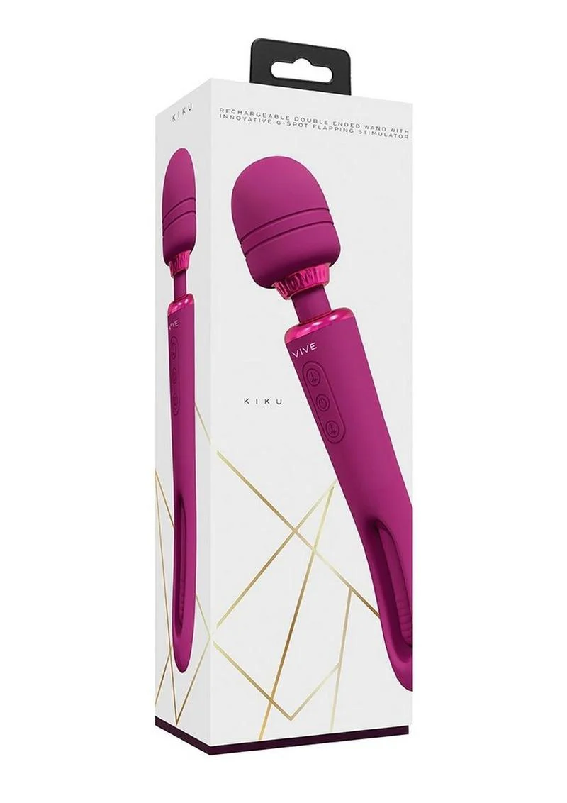 Vive Kiku Rechargeable Double-Ended Wand with G-Spot Stimulator - Image 6