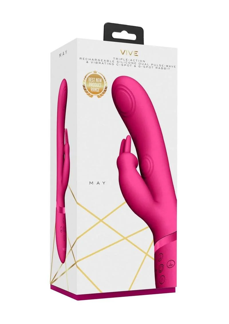 Vive May Dual Pulse Wave G-Spot Rabbit Vibrator - Image 7