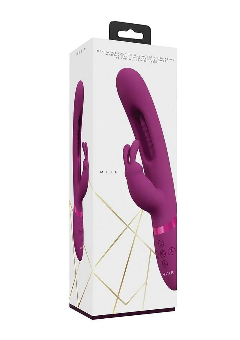 Vive Mika Rechargeable Triple Motor Rabbit Vibrator - Image 6