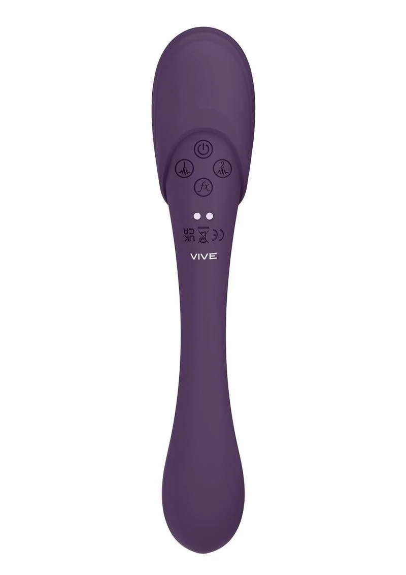 Vive Mirai Rechargeable Dual Motor Vibrator - Image 3
