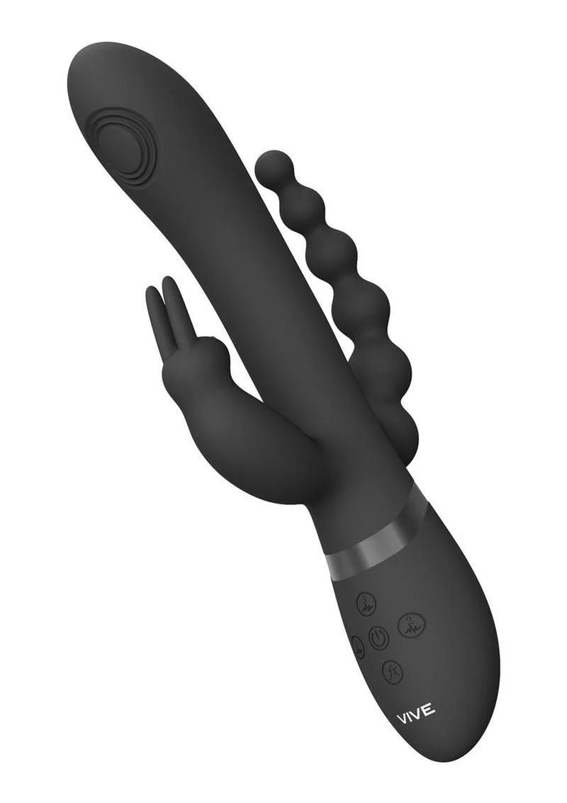 Vive Rini Rechargeable Pulse Wave Double Penetration Rabbit Vibrator - Image 3