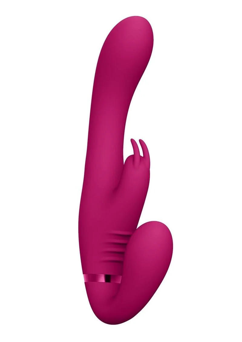 Vive Suki Rechargeable Silicone Vibrating Strapless Strap-On Rabbit - Image 2
