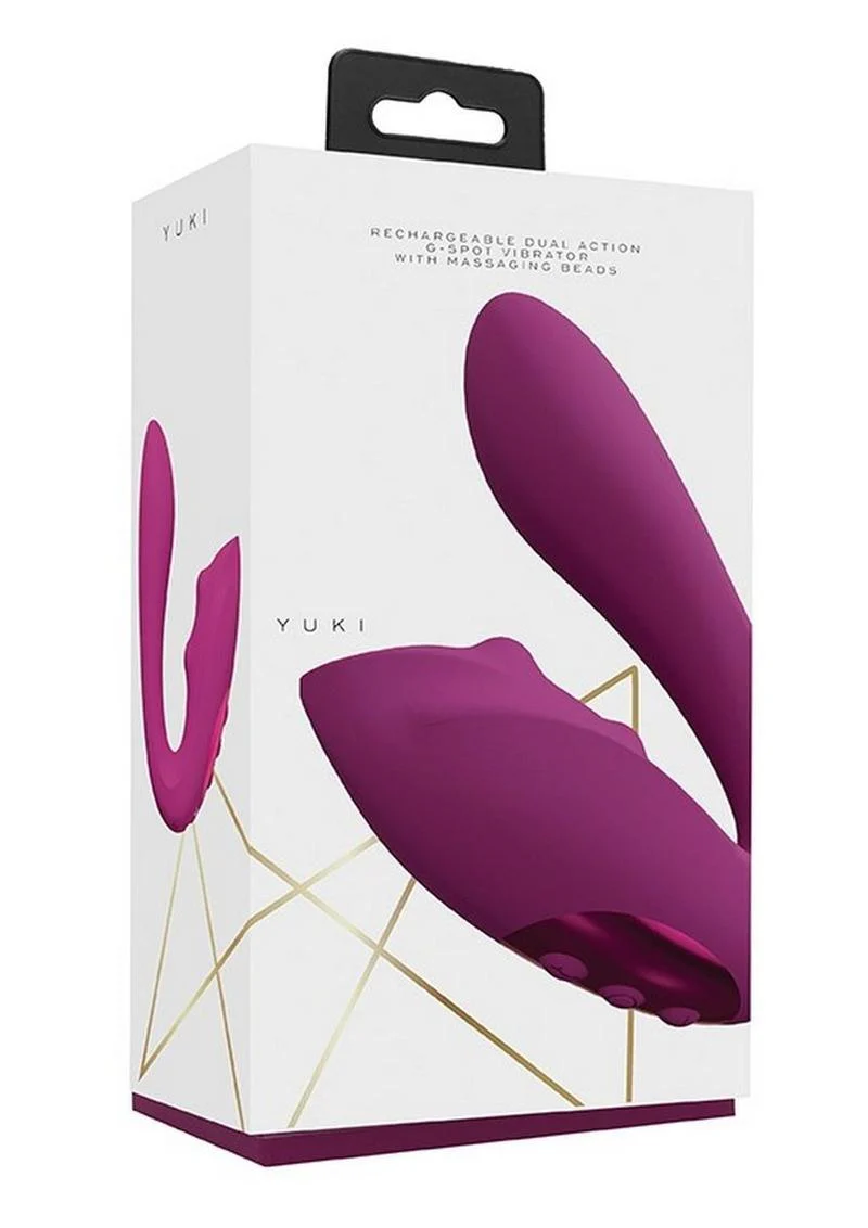 Vive Yuki Dual Action G-Spot Vibrator with Massaging Beads - Image 8