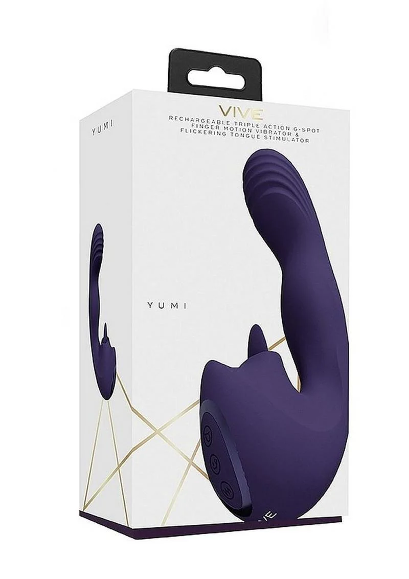 VIVE Yumi  Silicone Triple Motor Finger Motion Vibrator - Image 4