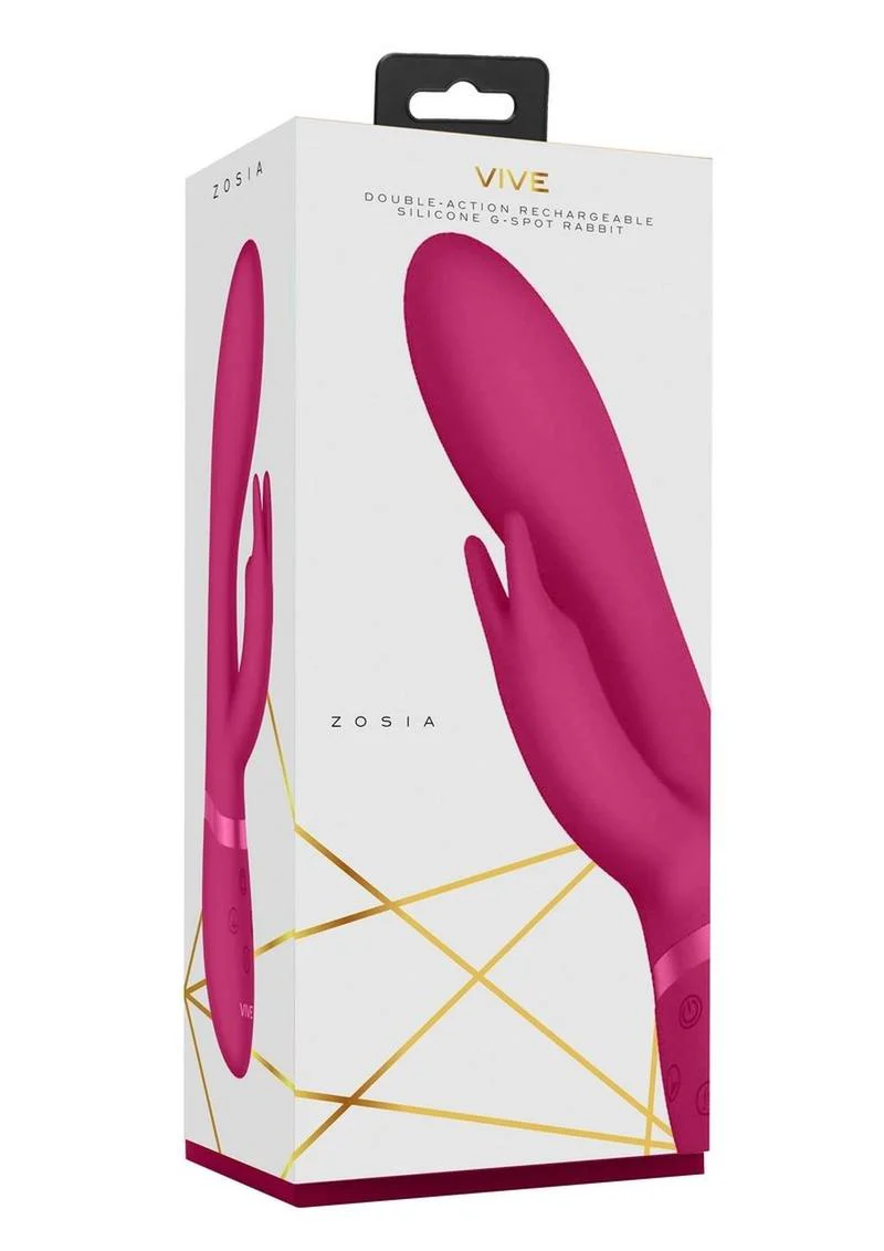 Vive Zosia Classic Rechargeable Silicone G-Spot Rabbit Vibrator - Image 4