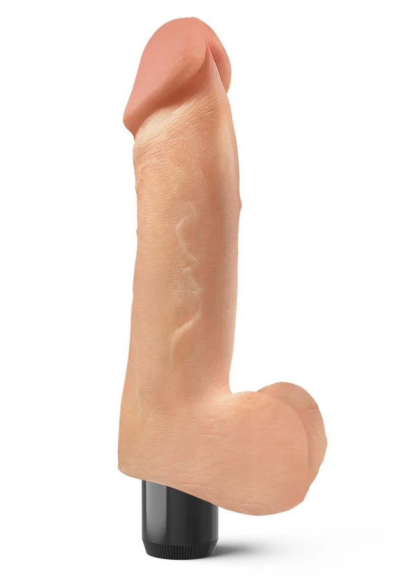 Wall Banger Vibrating Slim Waterproof Dildo With Balls - Image 3