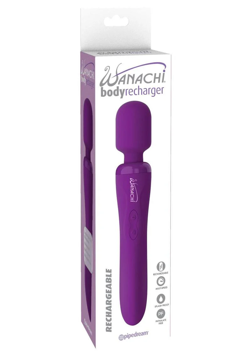 Wanachi Body Recharger Silicone Rechargeable Wand Vibrator - Image 6