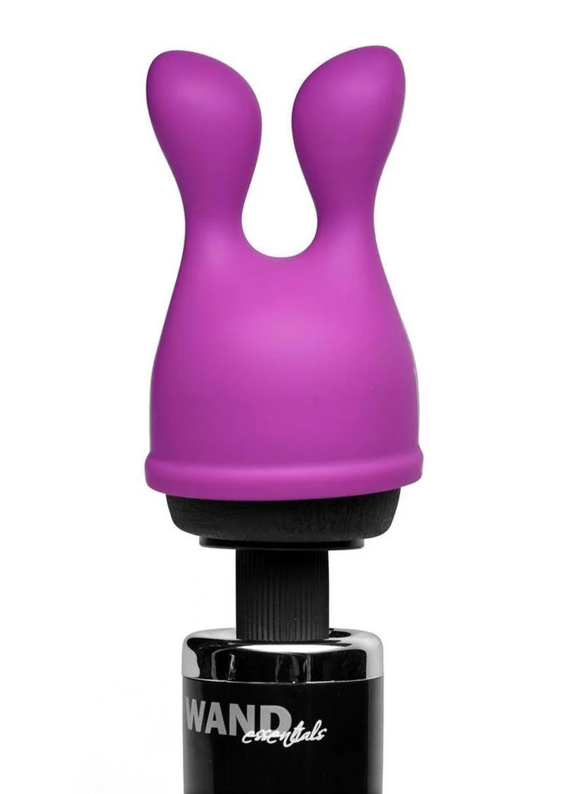Wand Essentials Bliss Tips Dual Stimulation Silicone Attachment - Image 2