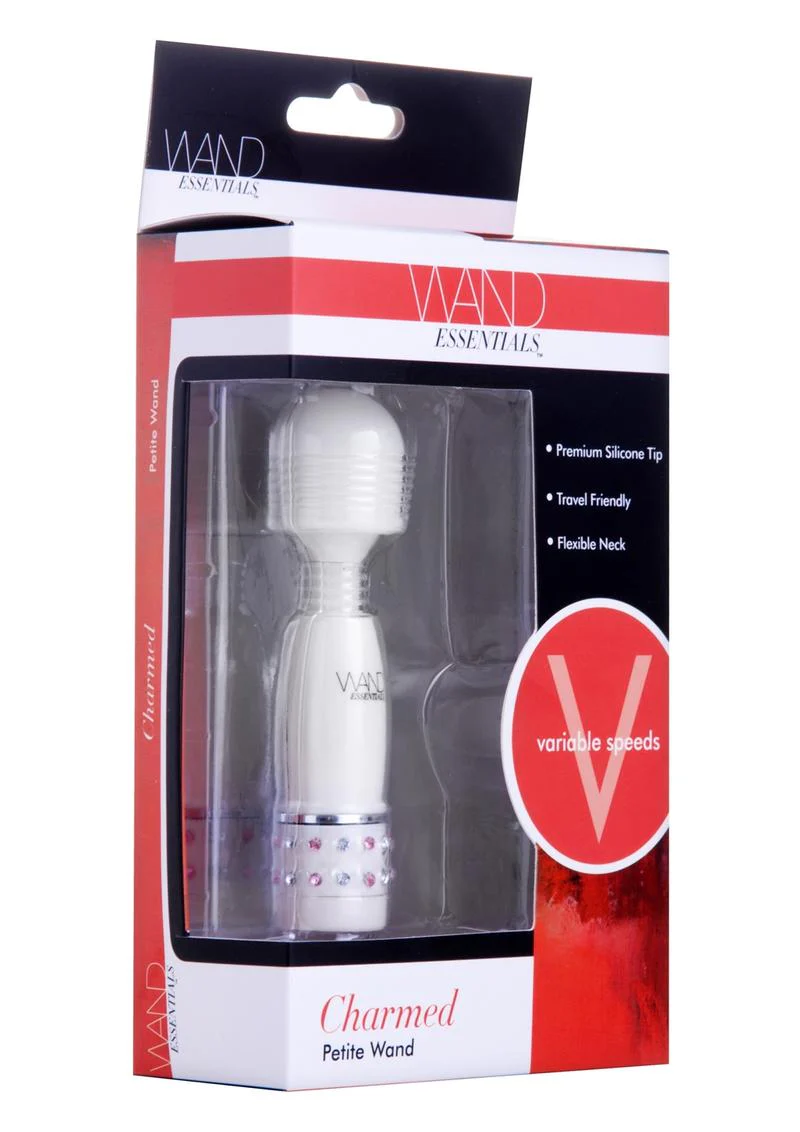 Wand Essentials Charmed Petite Wand Massager Premium Silicone - Image 4